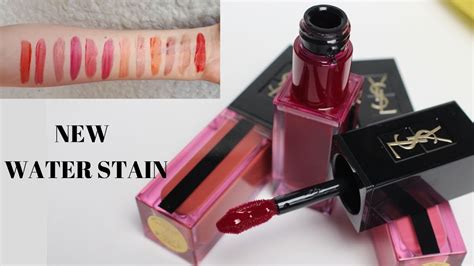 yves saint laurent vernis à lèvres water stain rose immergée|YSL Beauty Vernis a Levres Water Stain Review .